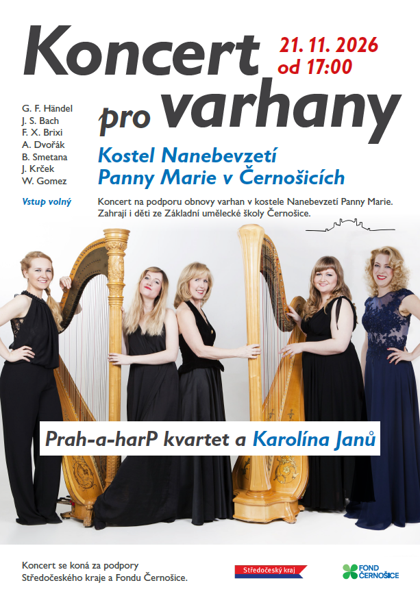 Plakát: Koncert pro varhany