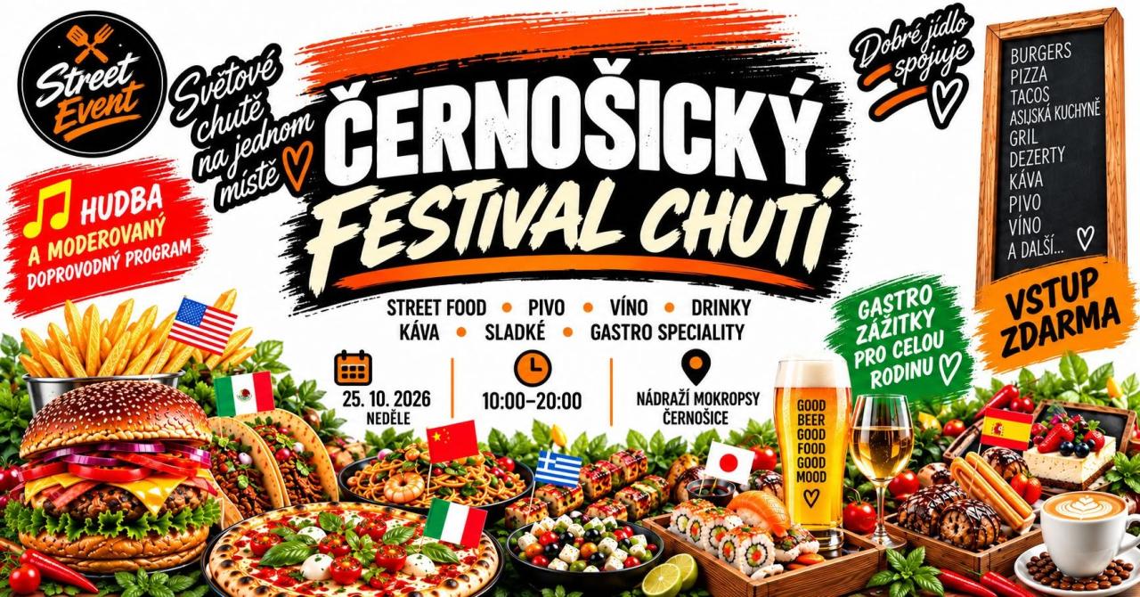 Plakát: Černošický festival chutí 2026