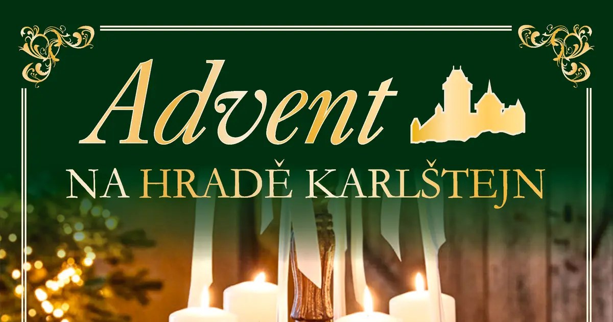 Plakát: Advent na hradě Karlštejn